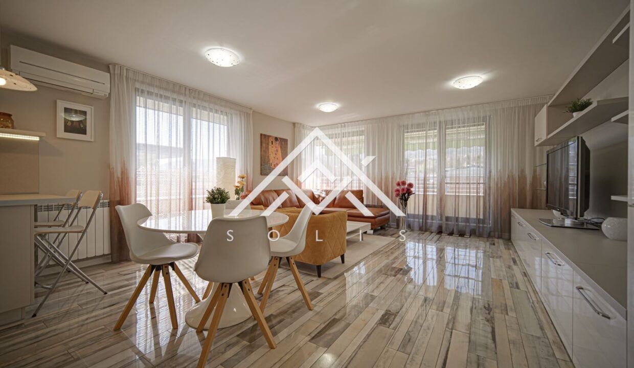 Напълно обзаведен тристаен апартамент в уютен и зелен комплекс в Симеоново-3