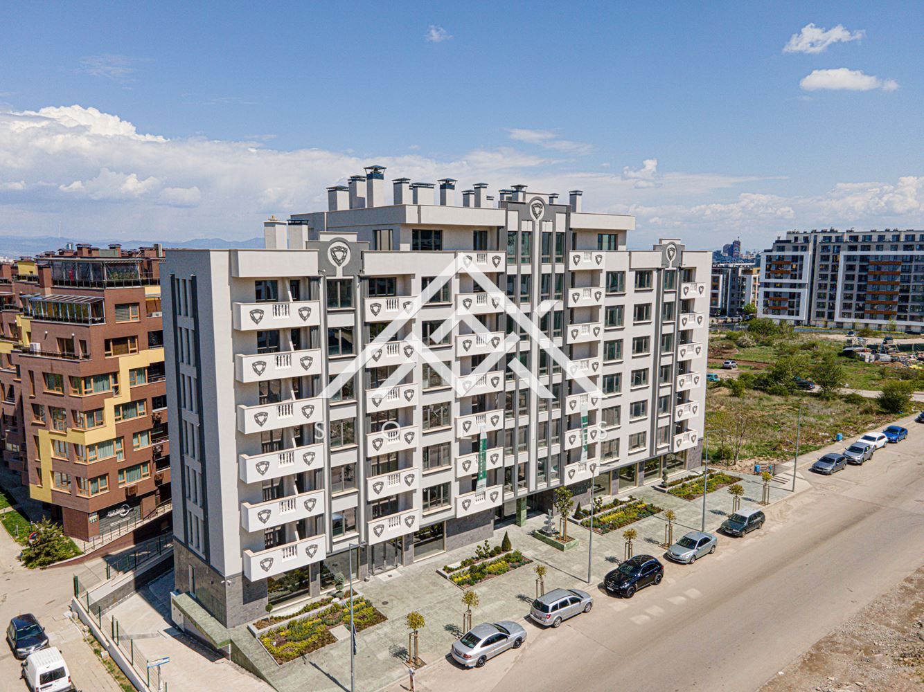 Spacious apartment with living room 60 sq.m. and view to Vitosha in Manastirski Livadi - East, Emerald apartments in building with ACT - 0