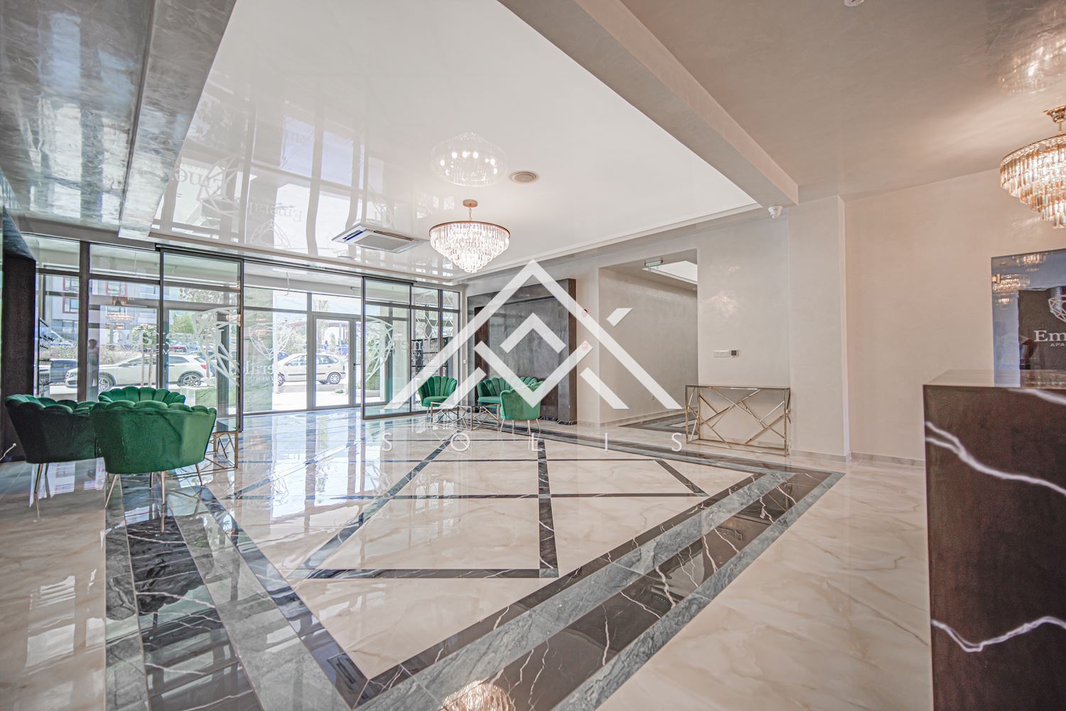 Spacious apartment with living room 60 sq.m. and view to Vitosha in Manastirski Livadi - East, Emerald apartments in building with ACT - 0