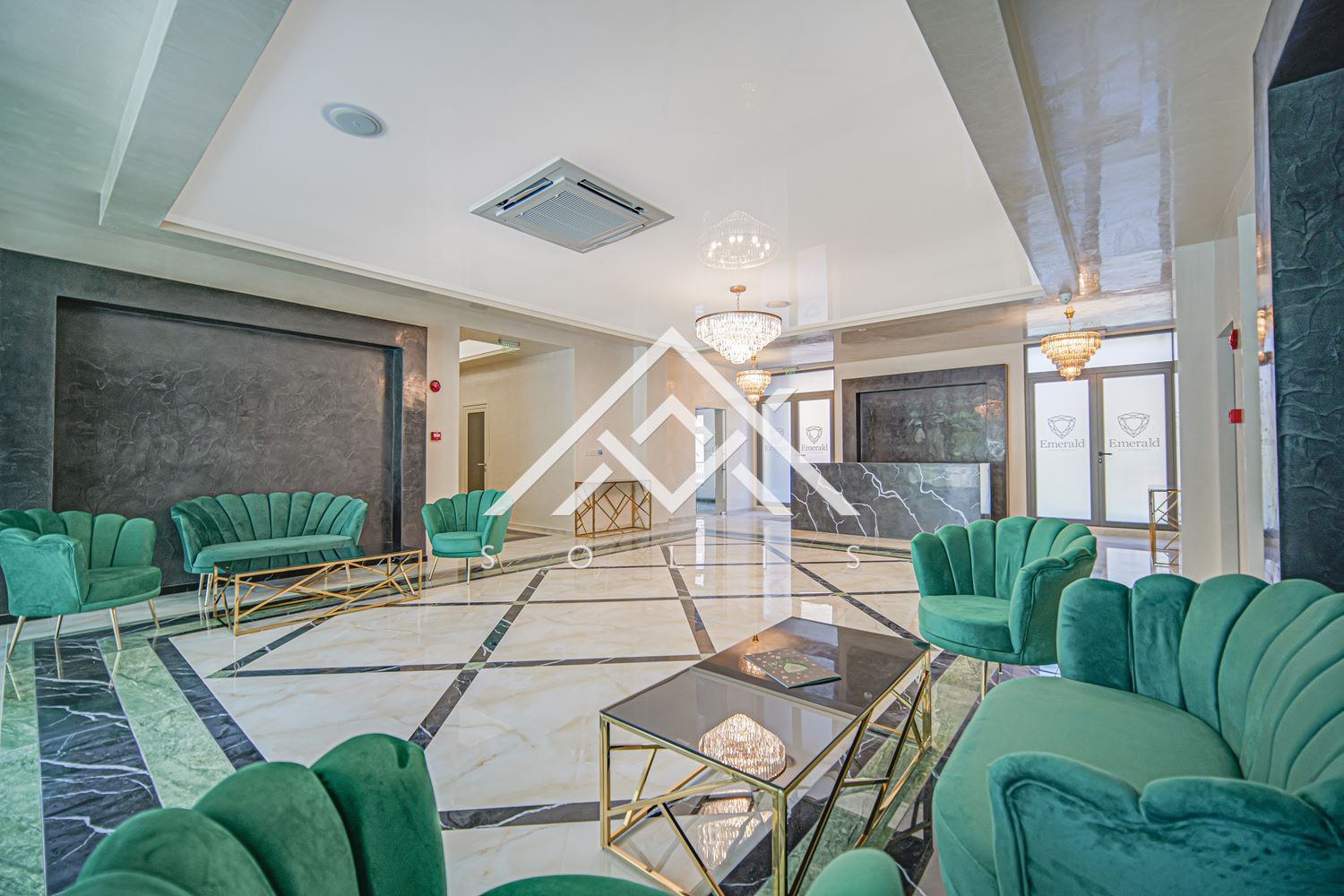 Spacious apartment with living room 60 sq.m. and view to Vitosha in Manastirski Livadi - East, Emerald apartments in building with ACT - 0