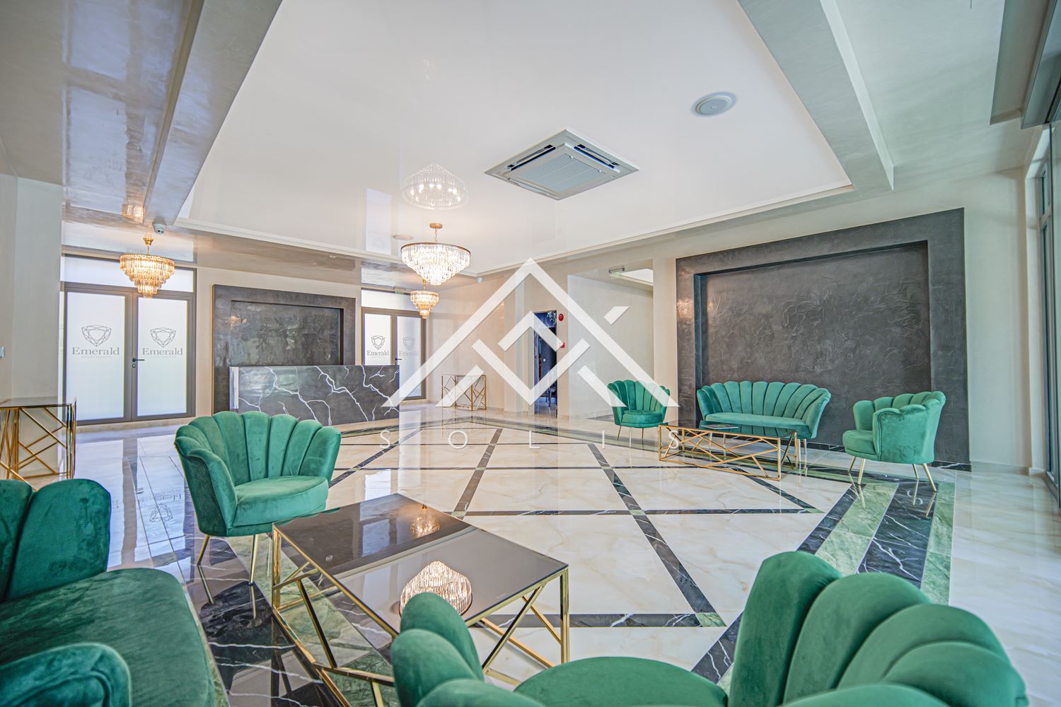 Spacious apartment with living room 60 sq.m. and view to Vitosha in Manastirski Livadi - East, Emerald apartments in building with ACT - 0