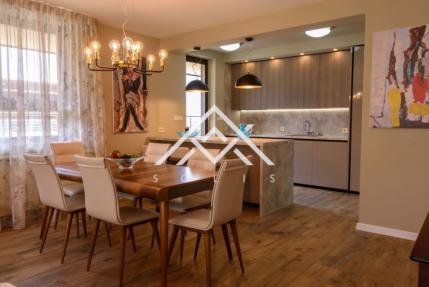 Three-story apartment with parking space for rent in a closed complex in Simeonovo Square - 0
