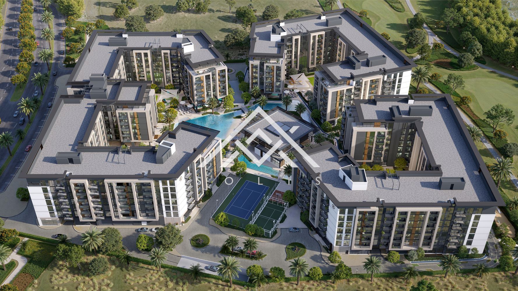 Полностью завершенная трехкомнатная квартира в самом центре Dubailand, ОАЭ - 0