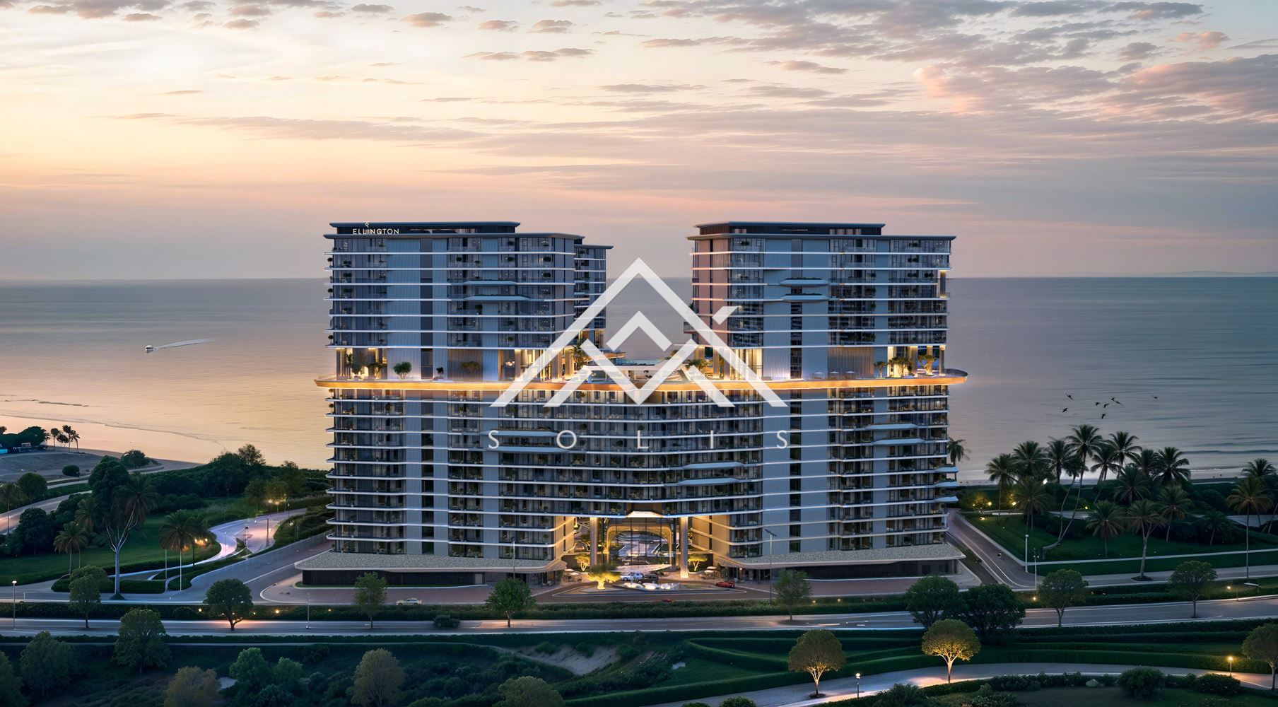 Luxuriously finished two-room property with a parking space in the premium-scale project Costa Mare, Dubai, UAE - 0