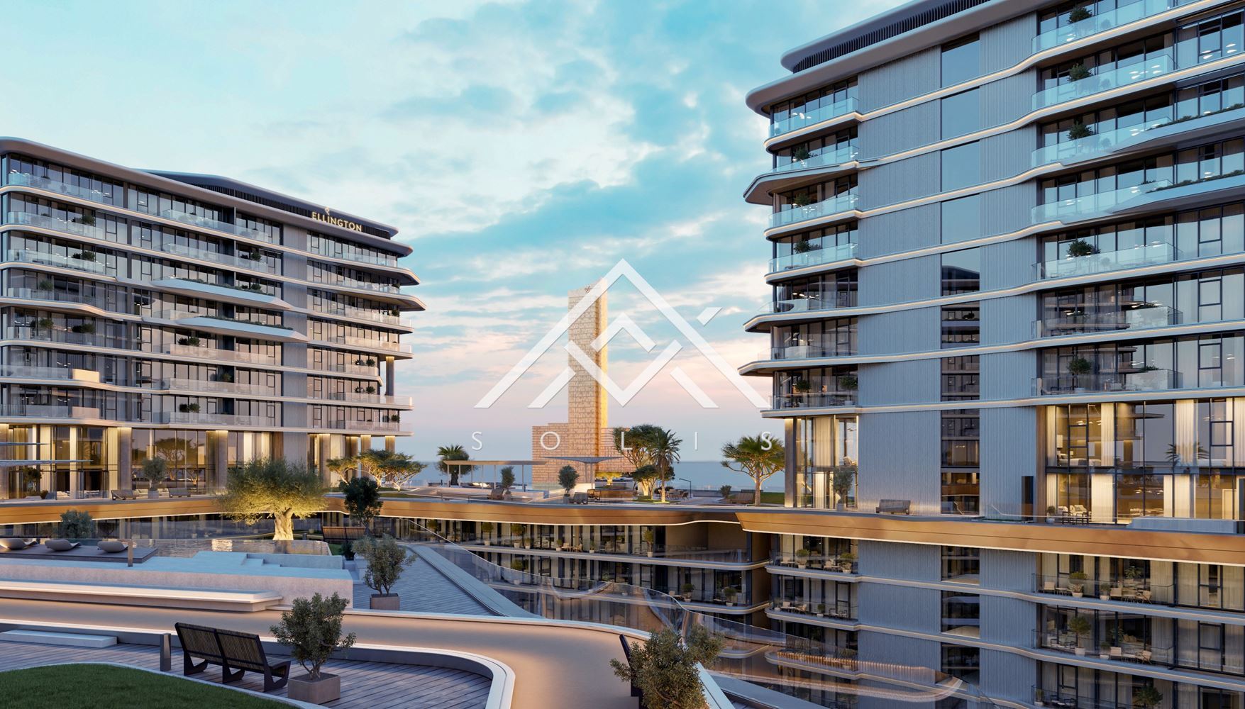 Luxuriously finished two-room property with a parking space in the premium-scale project Costa Mare, Dubai, UAE - 0