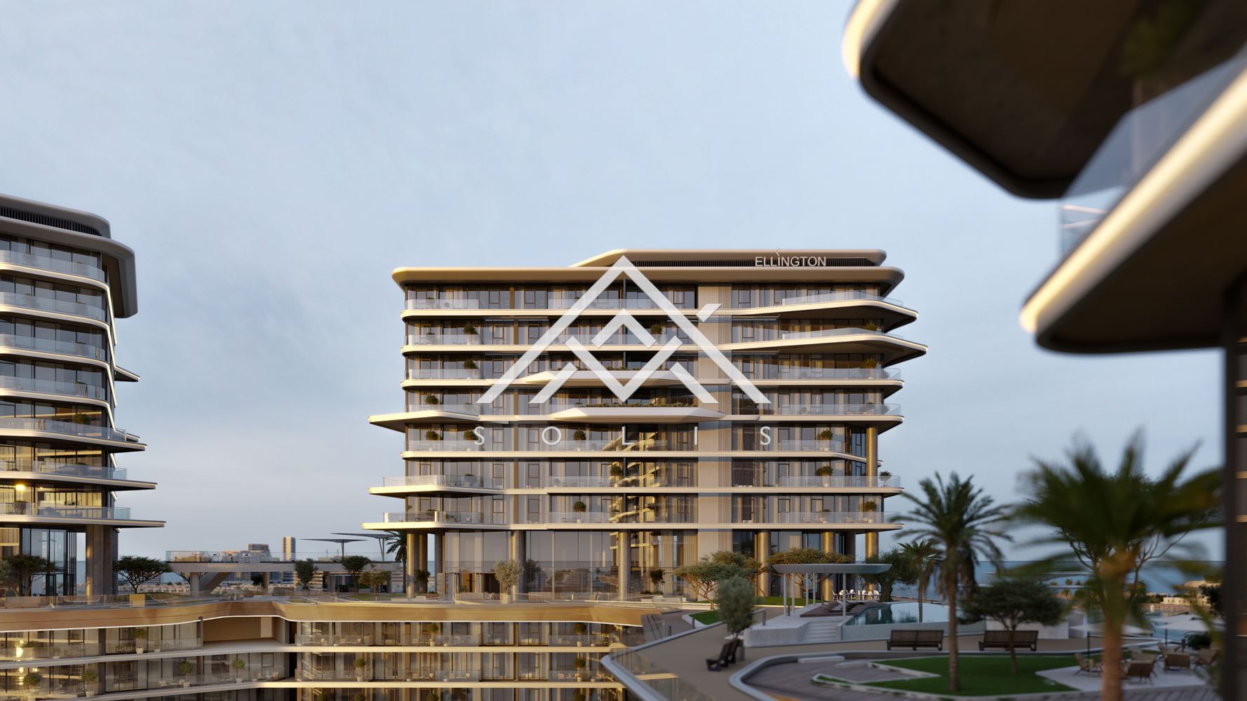 Luxuriously finished two-room property with a parking space in the premium-scale project Costa Mare, Dubai, UAE - 0