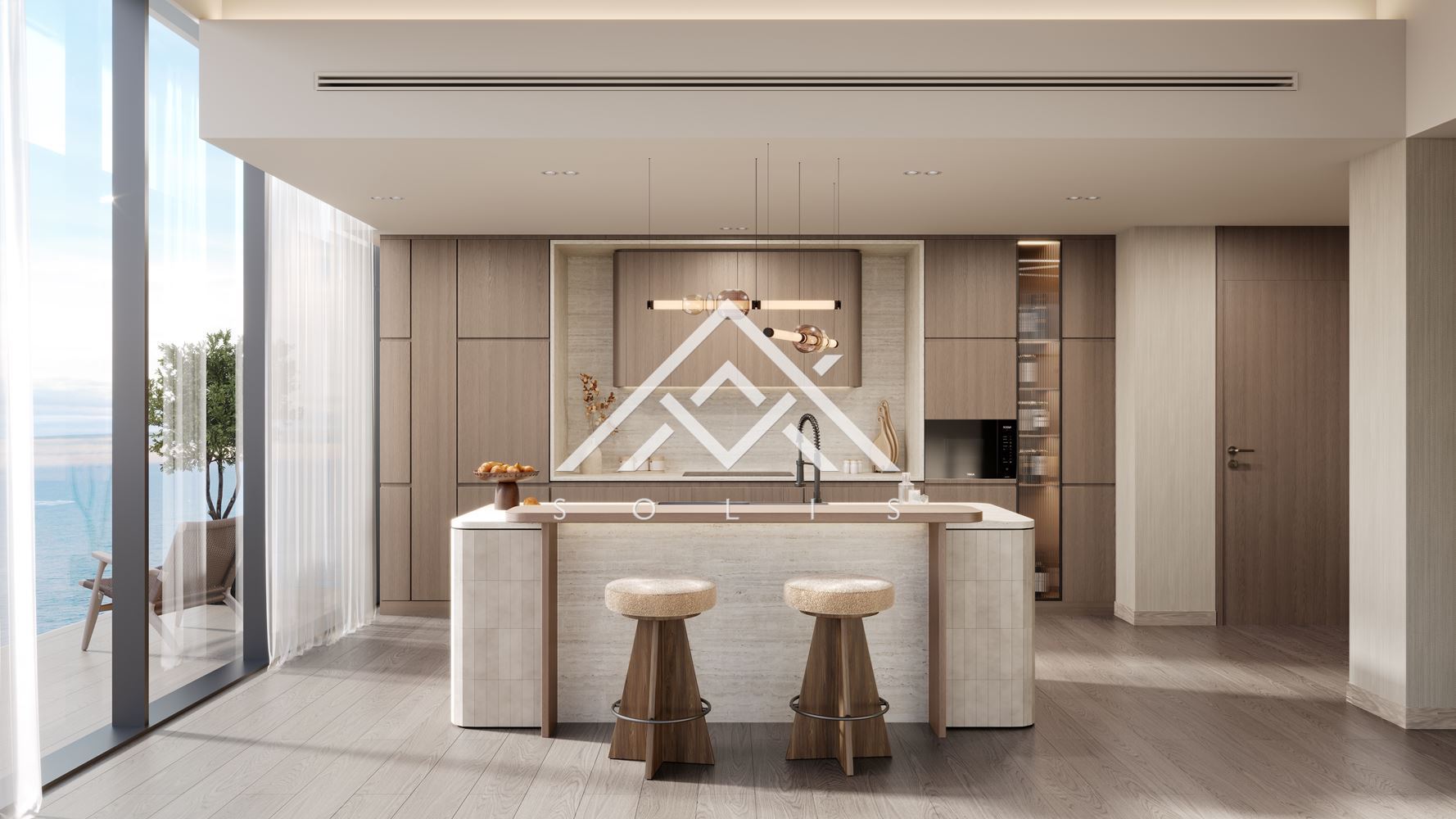 Luxuriously finished two-room property with a parking space in the premium-scale project Costa Mare, Dubai, UAE - 0
