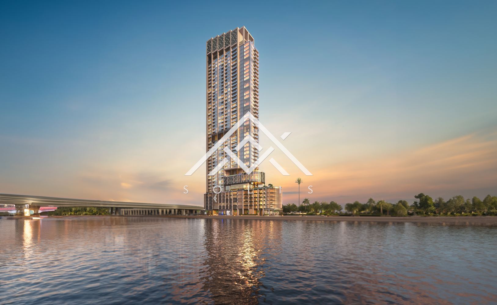 Обзаведен двустаен имот с паркомясто в Business Bay, Дубай, ОАЕ - 0