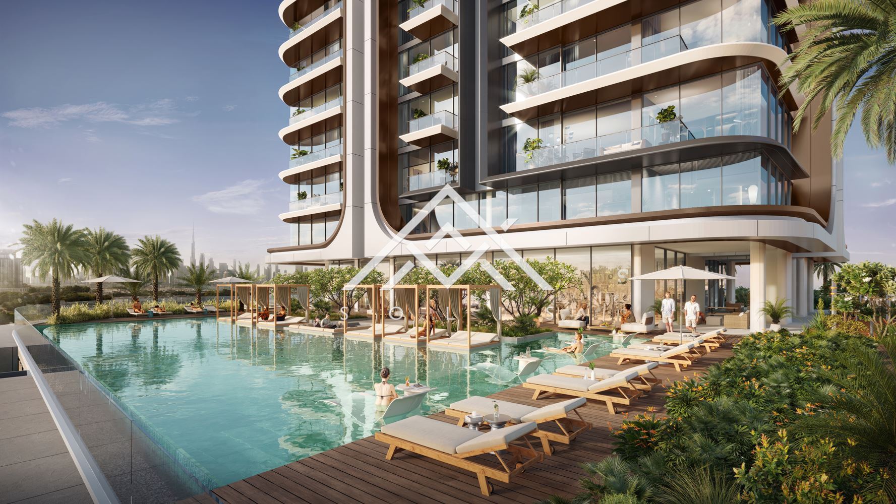 Недвижимость с одной спальней и парковочным местом в Belgrove Residence, Mohammed Bin Rashid City, Дубай, ОАЭ - 0