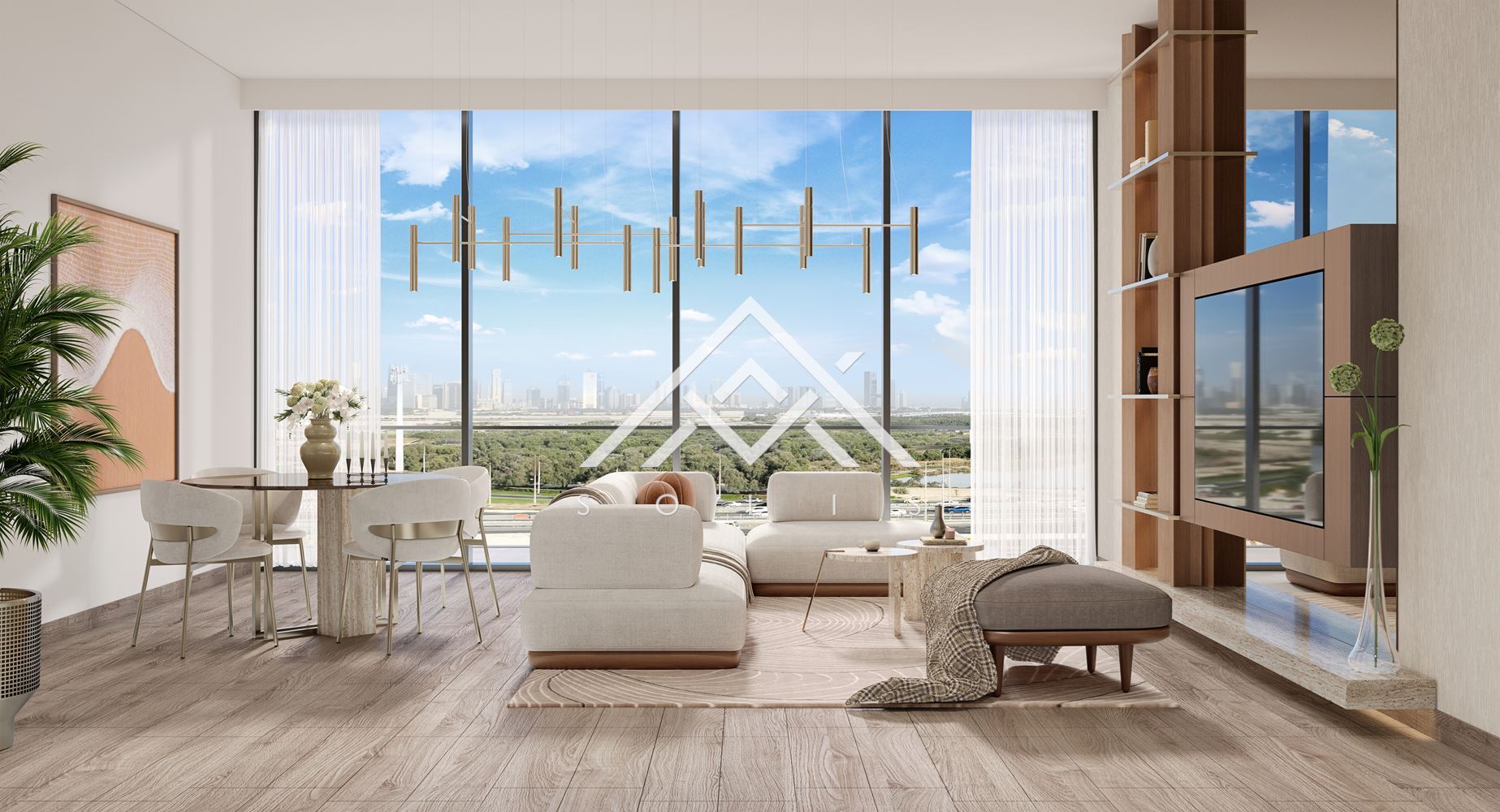 Недвижимость с одной спальней и парковочным местом в Belgrove Residence, Mohammed Bin Rashid City, Дубай, ОАЭ - 0