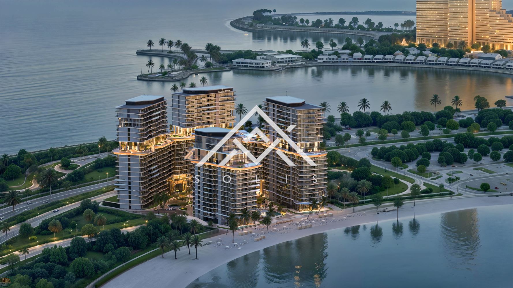 Luxuriously finished two-room property with a parking space in the premium-scale project Costa Mare, Dubai, UAE - 0