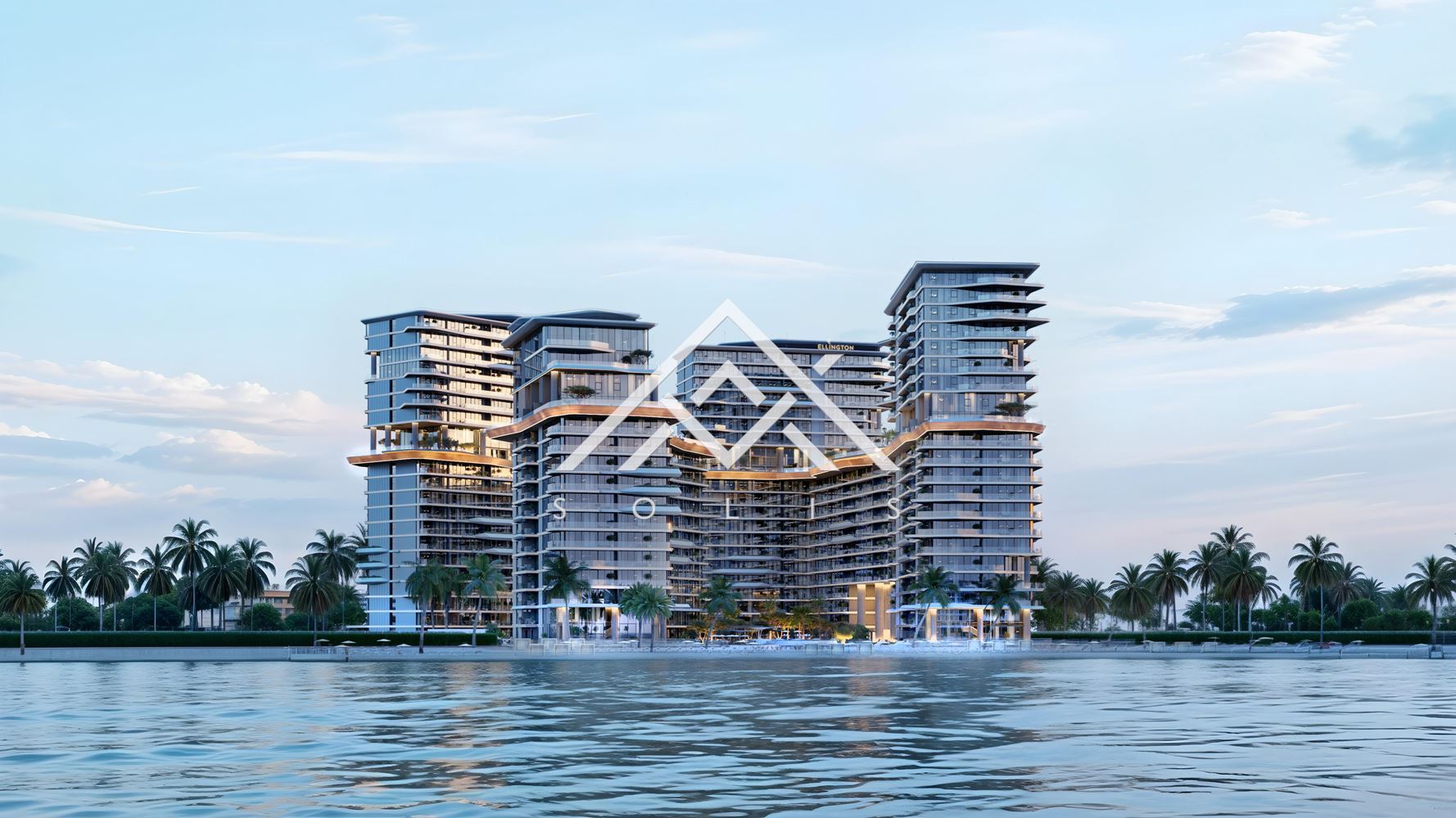 Luxuriously finished two-room property with a parking space in the premium-scale project Costa Mare, Dubai, UAE - 0