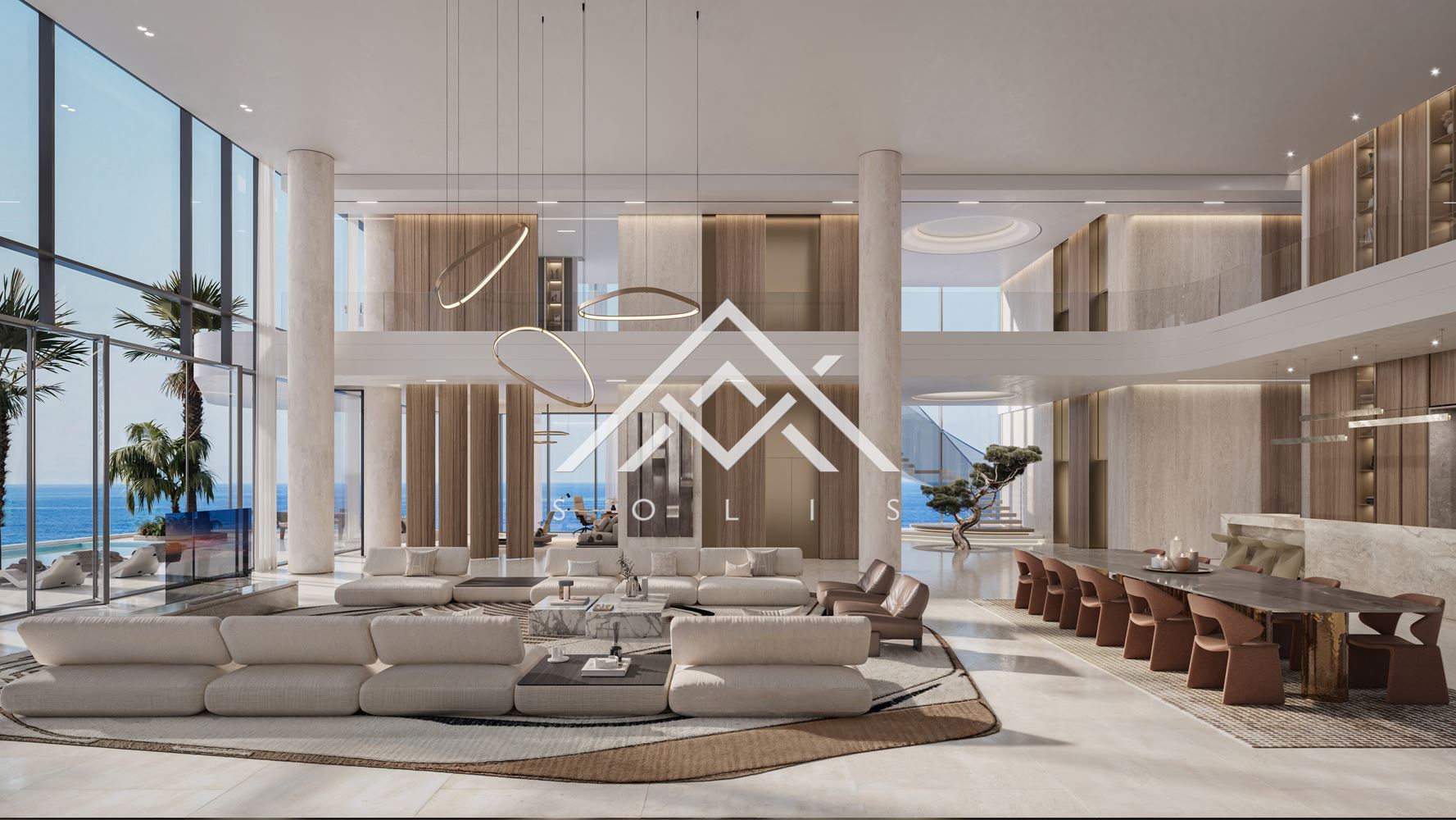 Luxuriously finished two-room property with a parking space in the premium-scale project Costa Mare, Dubai, UAE - 0