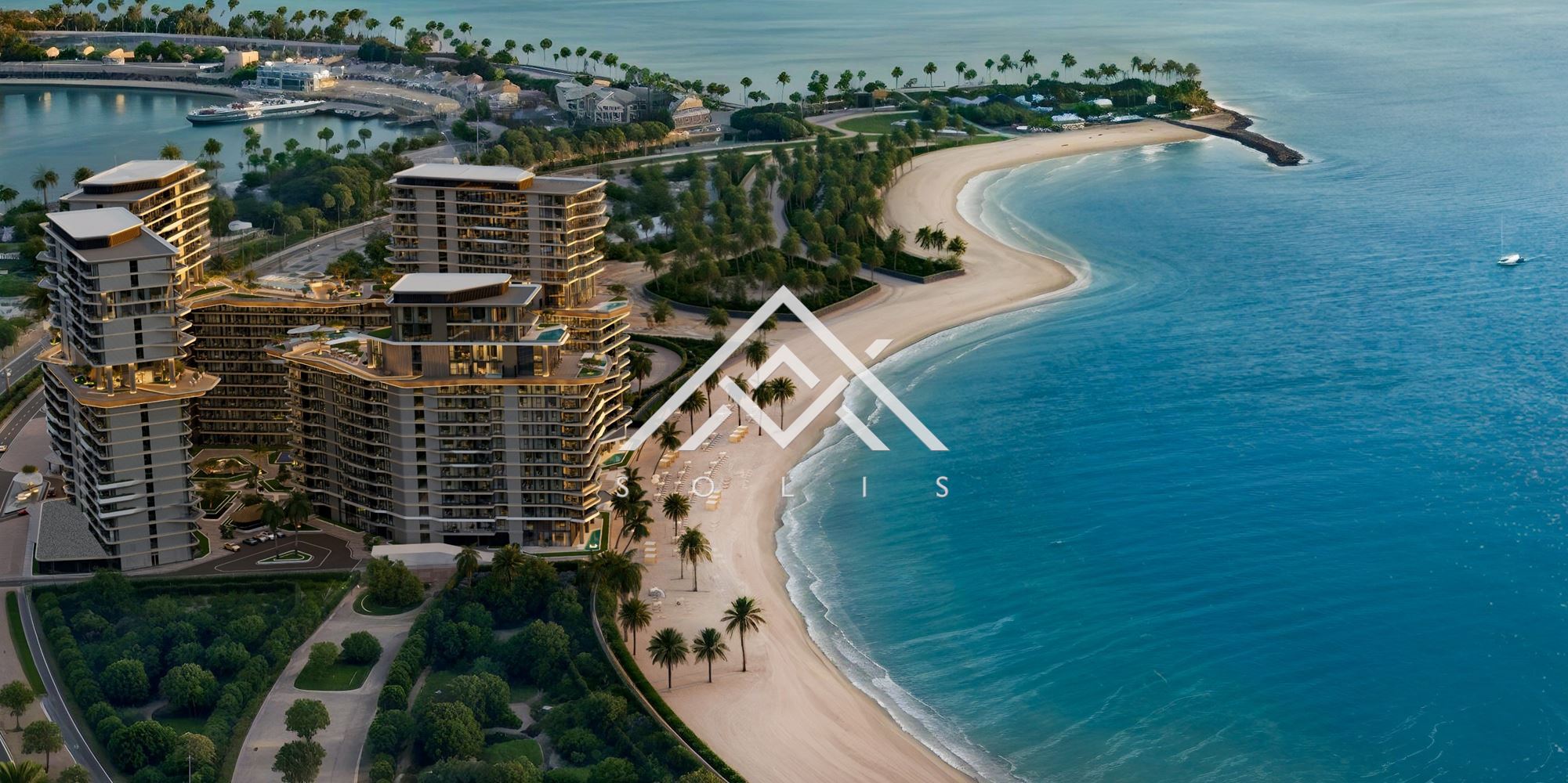 Luxuriously finished two-room property with a parking space in the premium-scale project Costa Mare, Dubai, UAE - 0