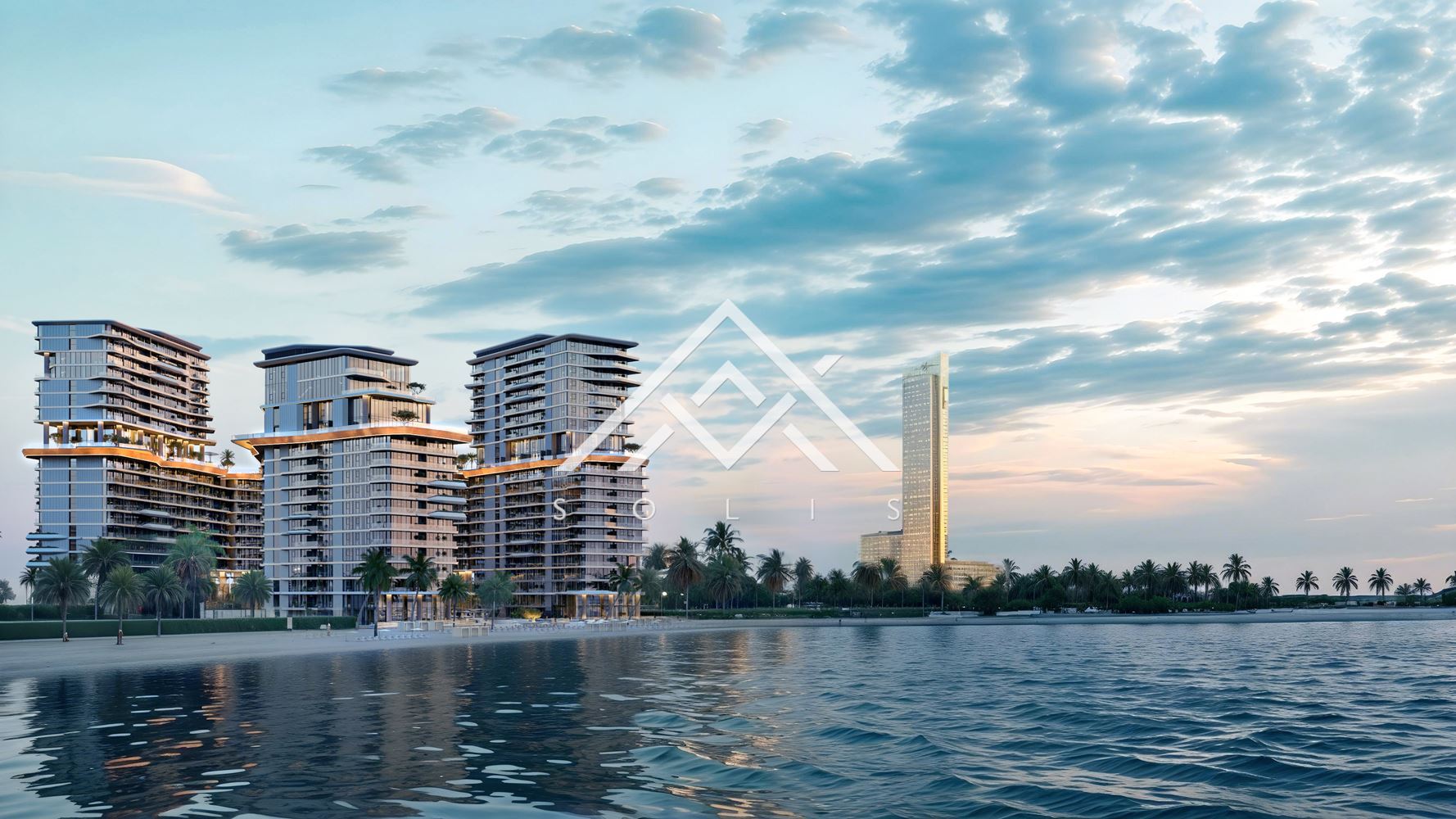 Luxuriously finished two-room property with a parking space in the premium-scale project Costa Mare, Dubai, UAE - 0