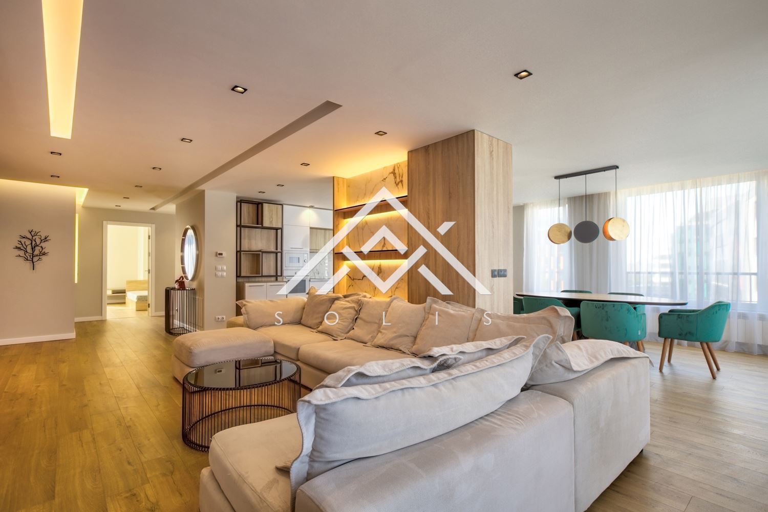 Designer four bedroom apartment with two parking spaces for rent in Residence Park Sofia - 0