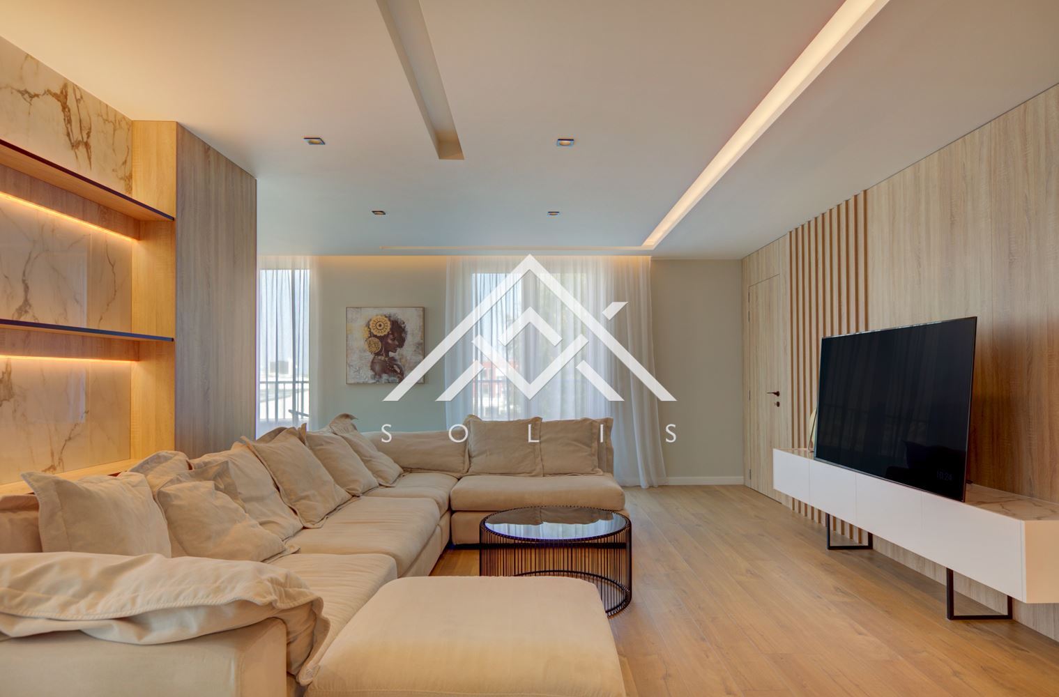 Designer four bedroom apartment with two parking spaces for rent in Residence Park Sofia - 0