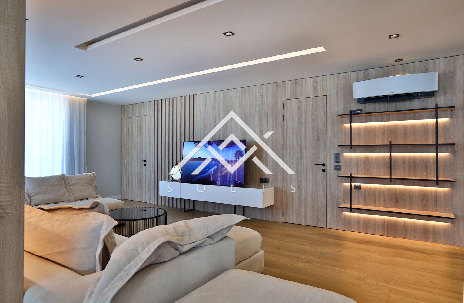 Designer four bedroom apartment with two parking spaces for rent in Residence Park Sofia - 0