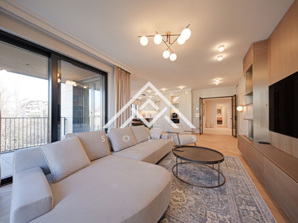 Многостаен апартамент със съвременен интериор и висок клас обзавеждане квартал Лозенец. - 0