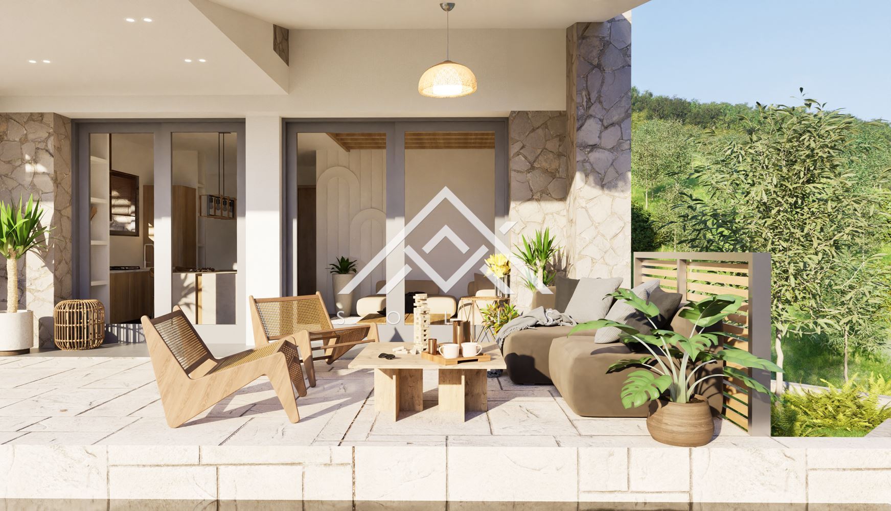 וילות על חוף הים עם בריכת אינסוף ונוף פנורמי במתחם של שישה בתים, סיטוניה, חלקידיקי-0 וילות על הים עם בריכת אינסוף ונוף פנורמי במתחם של שישה בתים, סיטוניה, חלקידיקי - 0