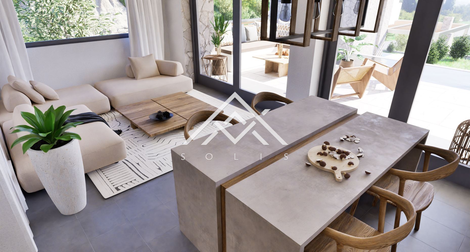 וילות על חוף הים עם בריכת אינסוף ונוף פנורמי במתחם של שישה בתים, סיטוניה, חלקידיקי-0 וילות על הים עם בריכת אינסוף ונוף פנורמי במתחם של שישה בתים, סיטוניה, חלקידיקי - 0