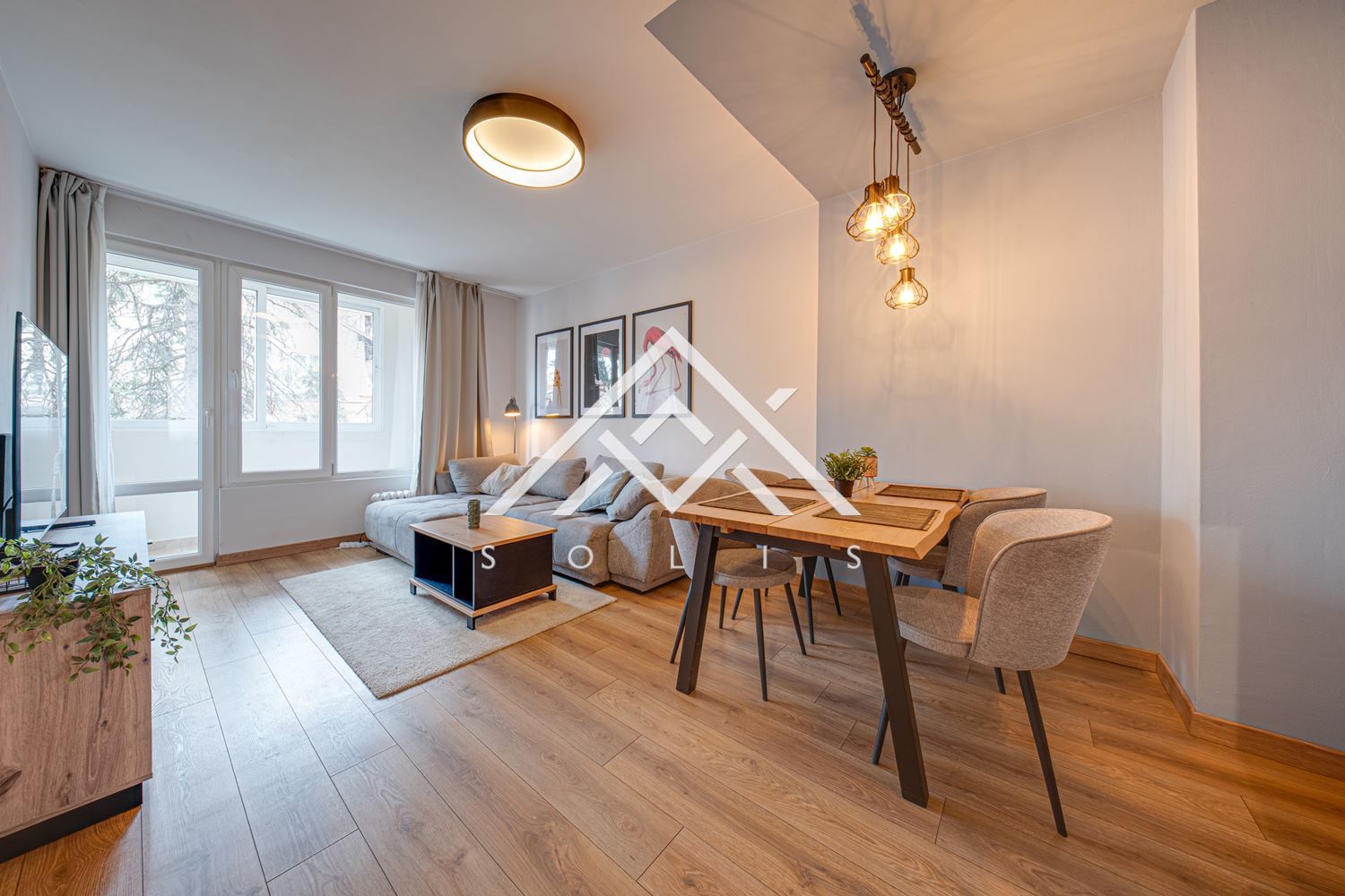 Тристаен апартамент под наем в кв. Гео Милев – висок първи етаж, зад пазара Ситняково-0 Тристаен апартамент под наем в кв. Гео Милев – висок първи етаж, зад пазара Ситняково - 0